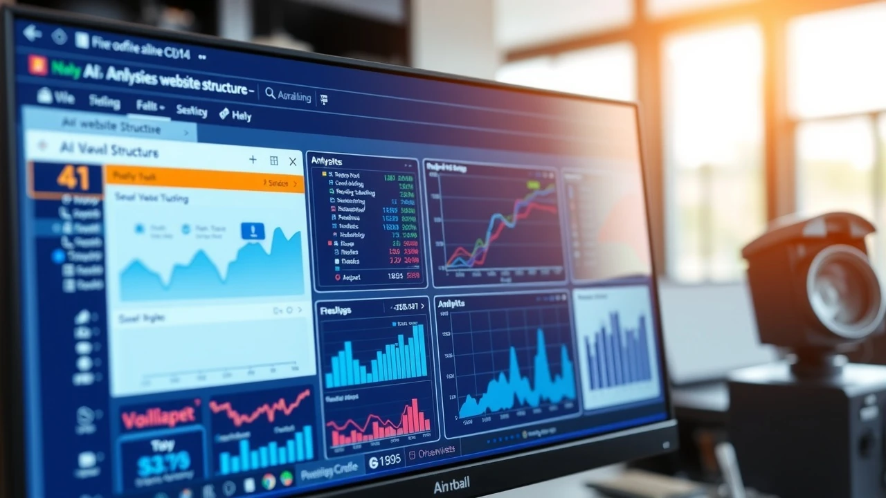 Ordinateur avec analyse de structure de site par IA