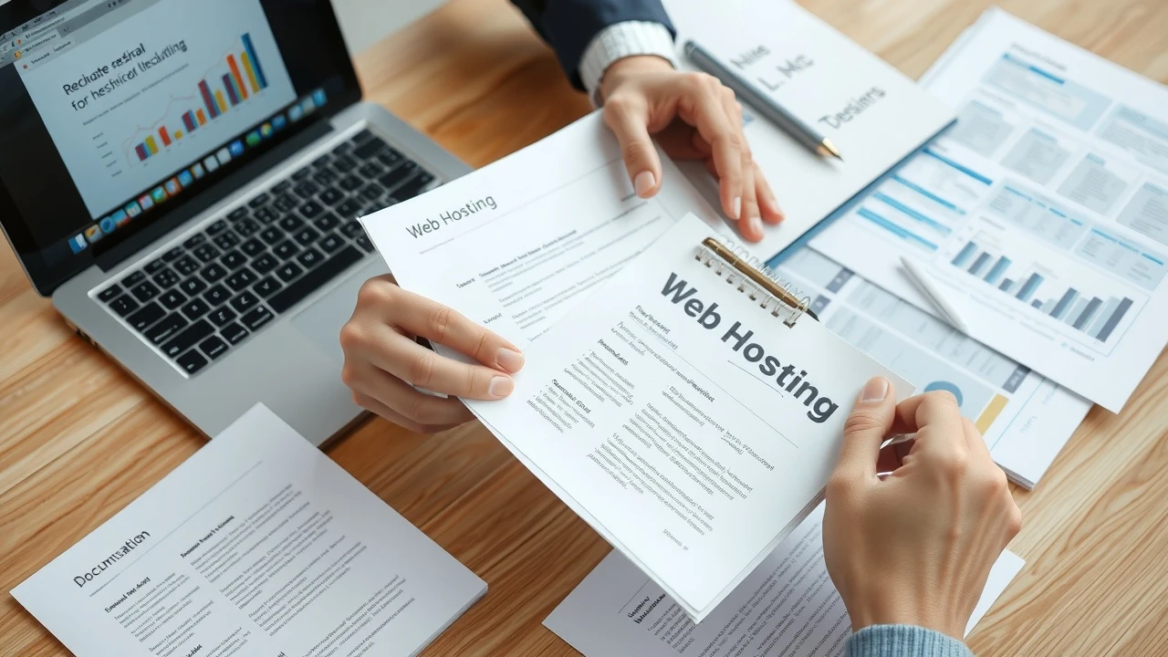 une personne évaluant la documentation technique d un hébergeur