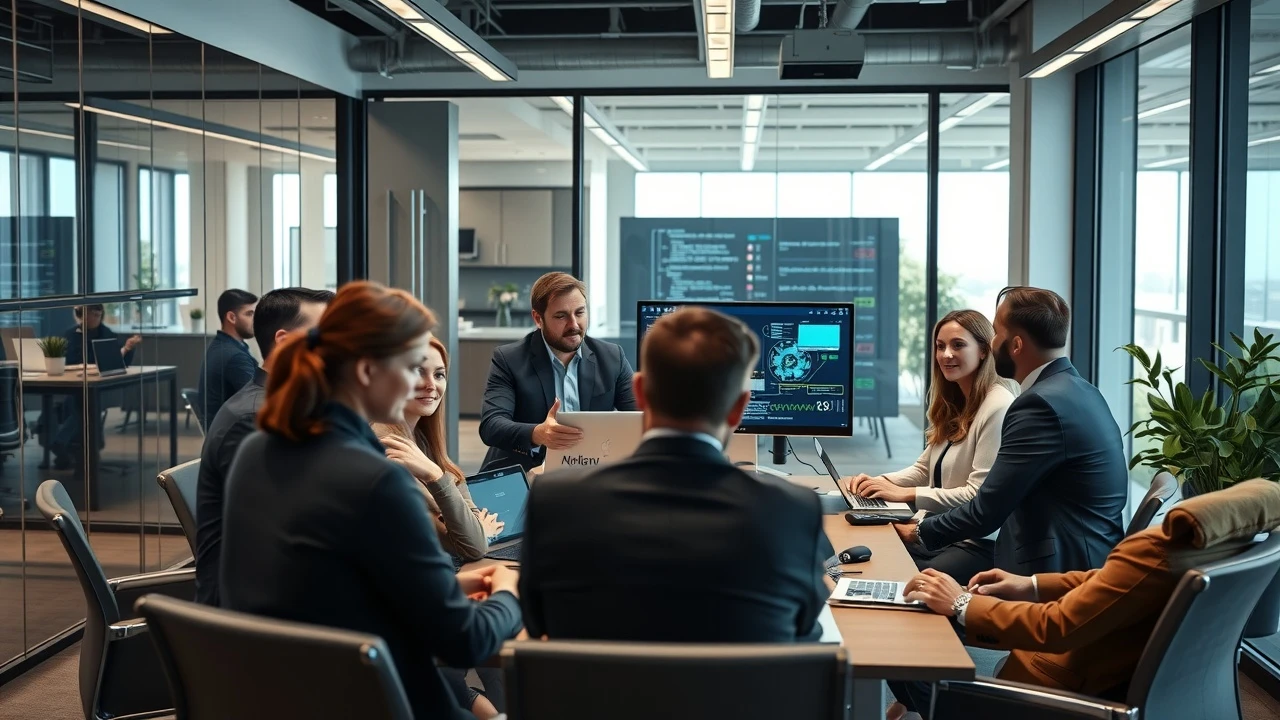 groupe de professionnels formant la sécurité web