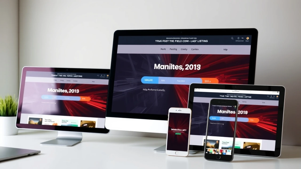 site vitrine performant sur plusieurs appareils numériques