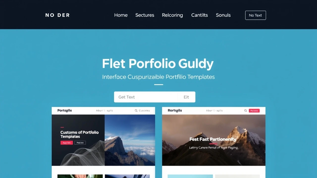 interface de constructeur de site web avec modèles personnalisables