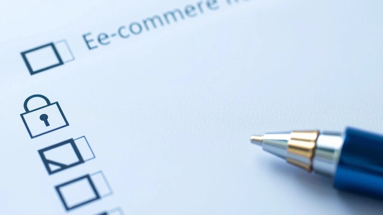 liste de contrôle liée à la sécurité de l'hébergement e-commerce