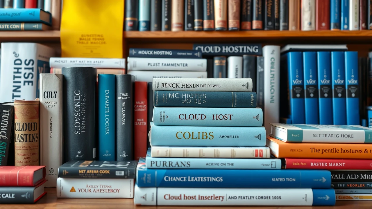 collection de livres sur l'hébergement multi-cloud