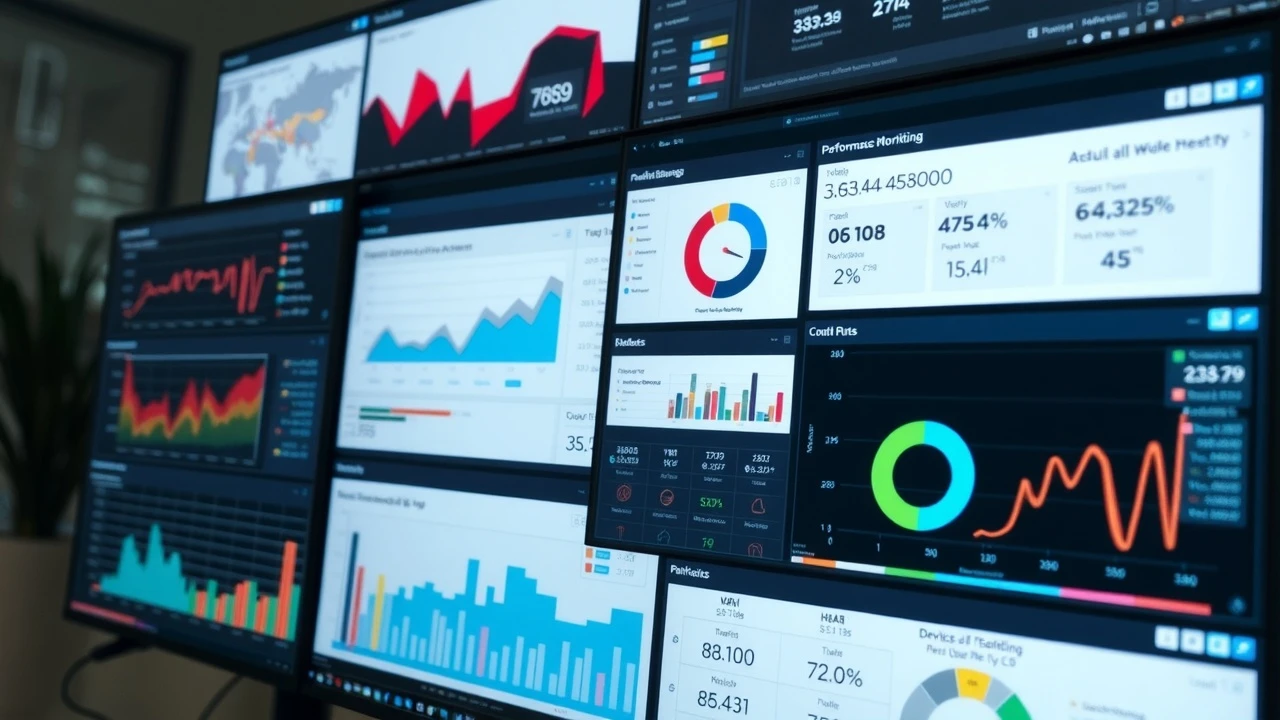 tablette montrant des outils de performance dapplications web