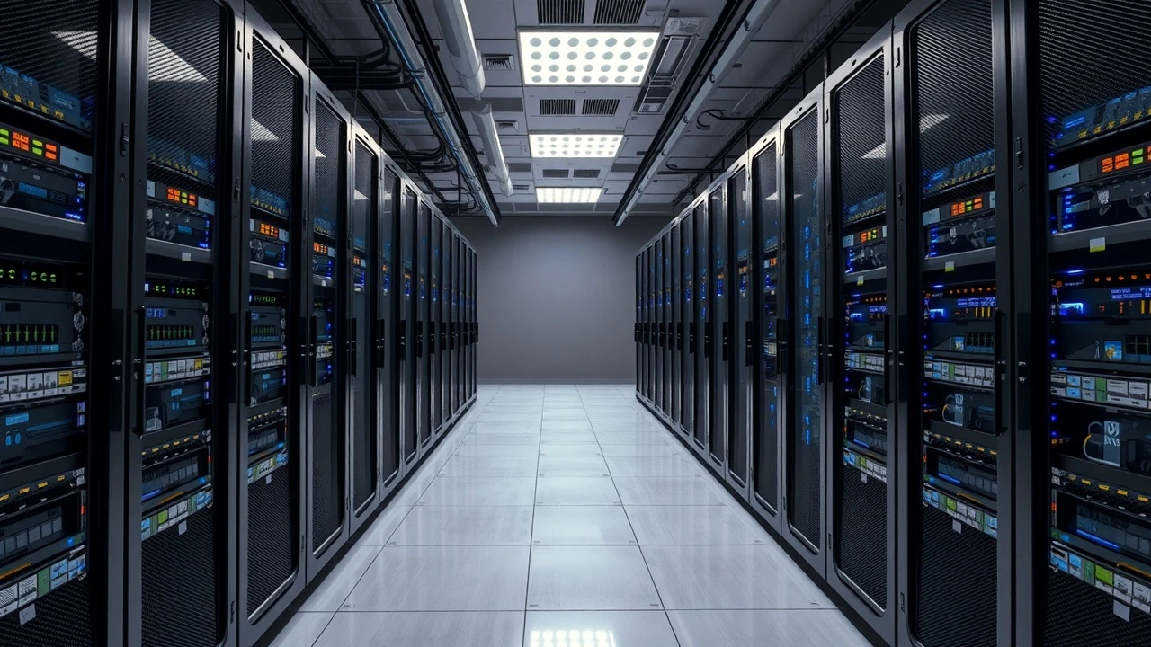 serveurs e-commerce dans un centre de données