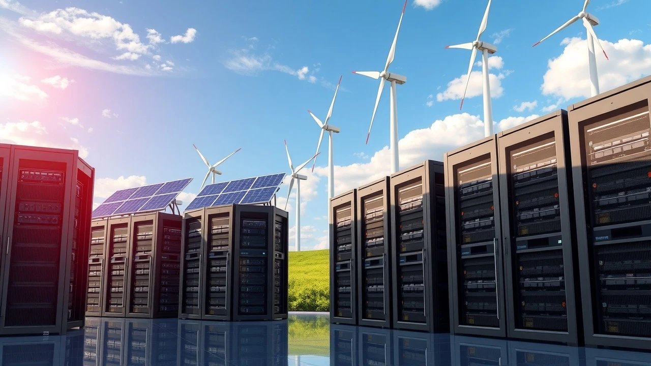 serveurs dhebergement web alimentes par energie renouvelable