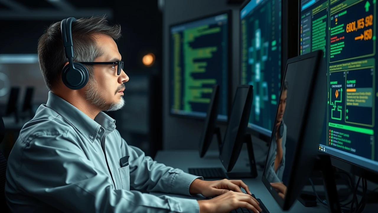 technicien aide client avec support technique en cybersécurité