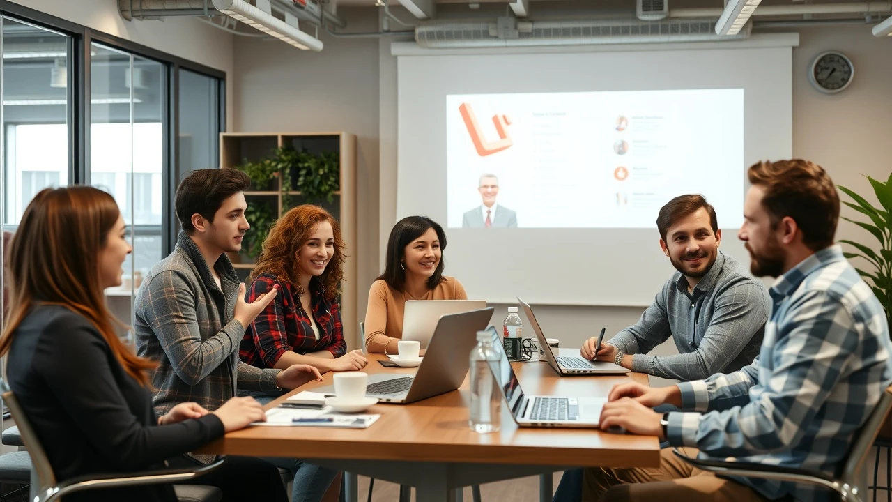 groupe d'utilisateurs partageant leurs expériences d'hébergement