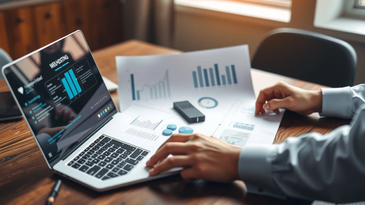 une personne analysant des plans dhebergement web