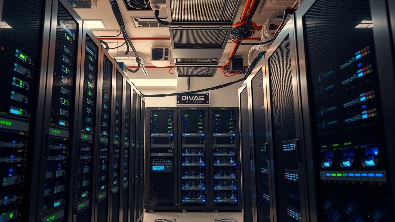 centre de données avec équipements de protection DDoS