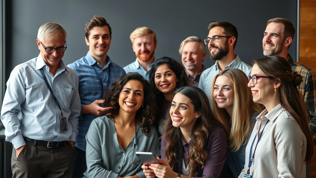 groupe de personnes partageant leurs experiences sur lhebergement