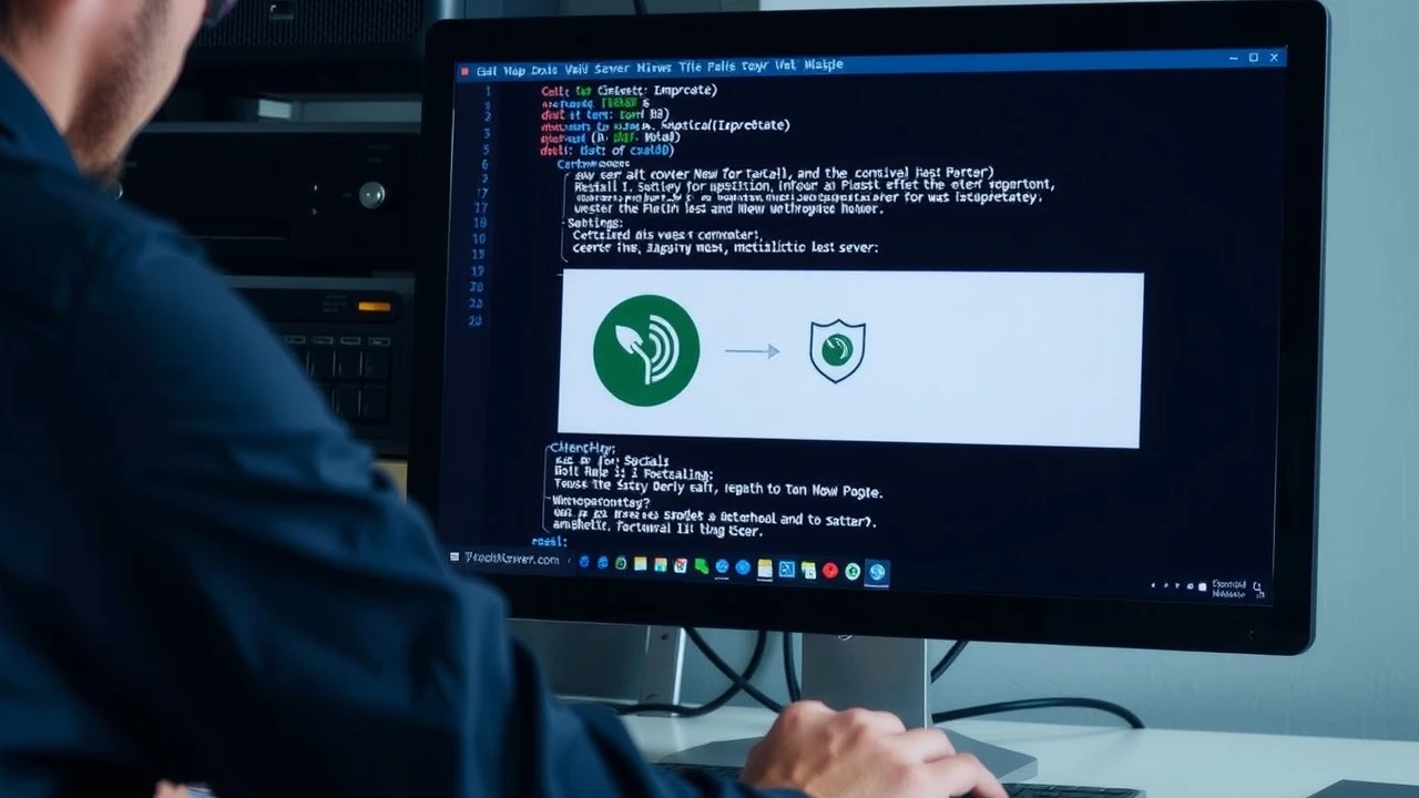 person configurant un serveur web pour installer Bolt CMS
