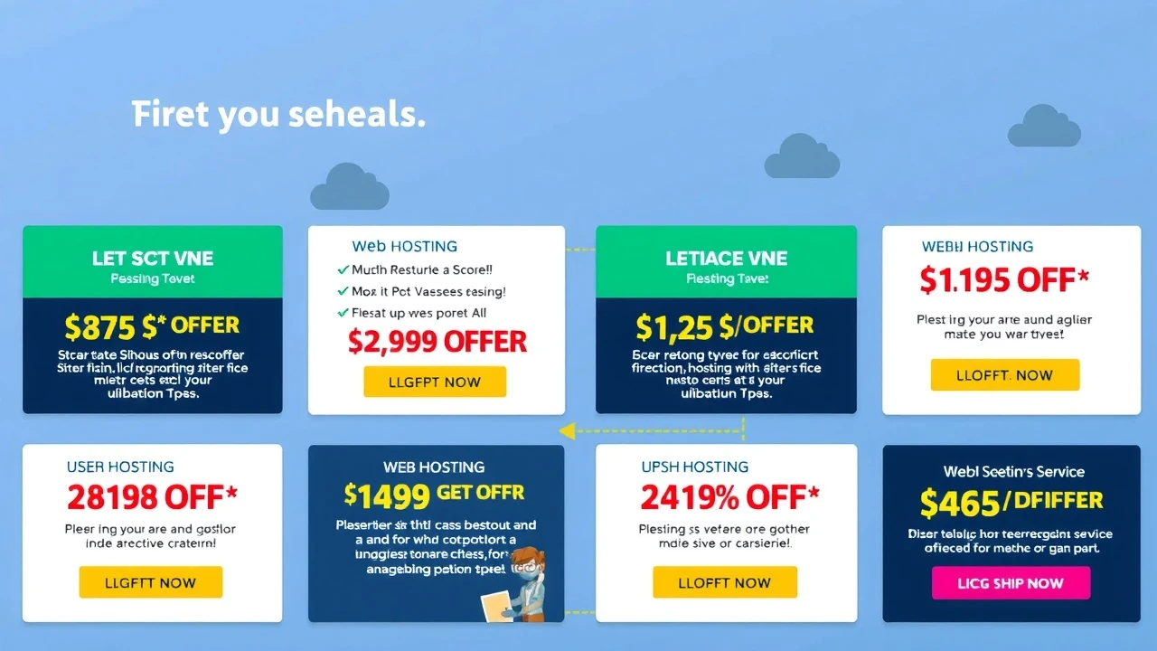 offres promotionnelles pour l hebergement web en photos