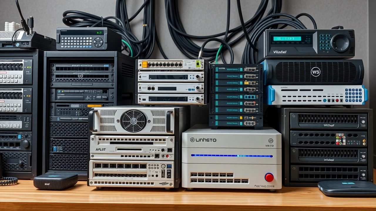 collection de ressources dhebergement web sur un bureau