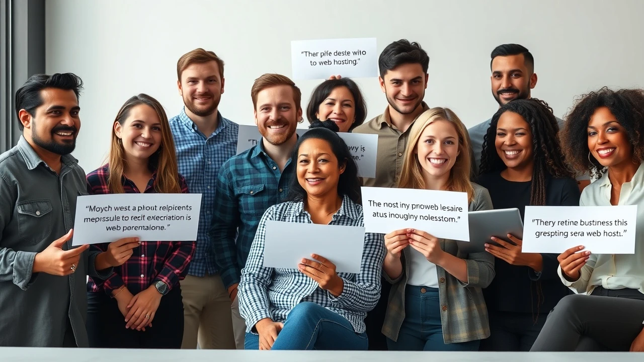 groupe de professionnels partageant des témoignages sur l'hébergement