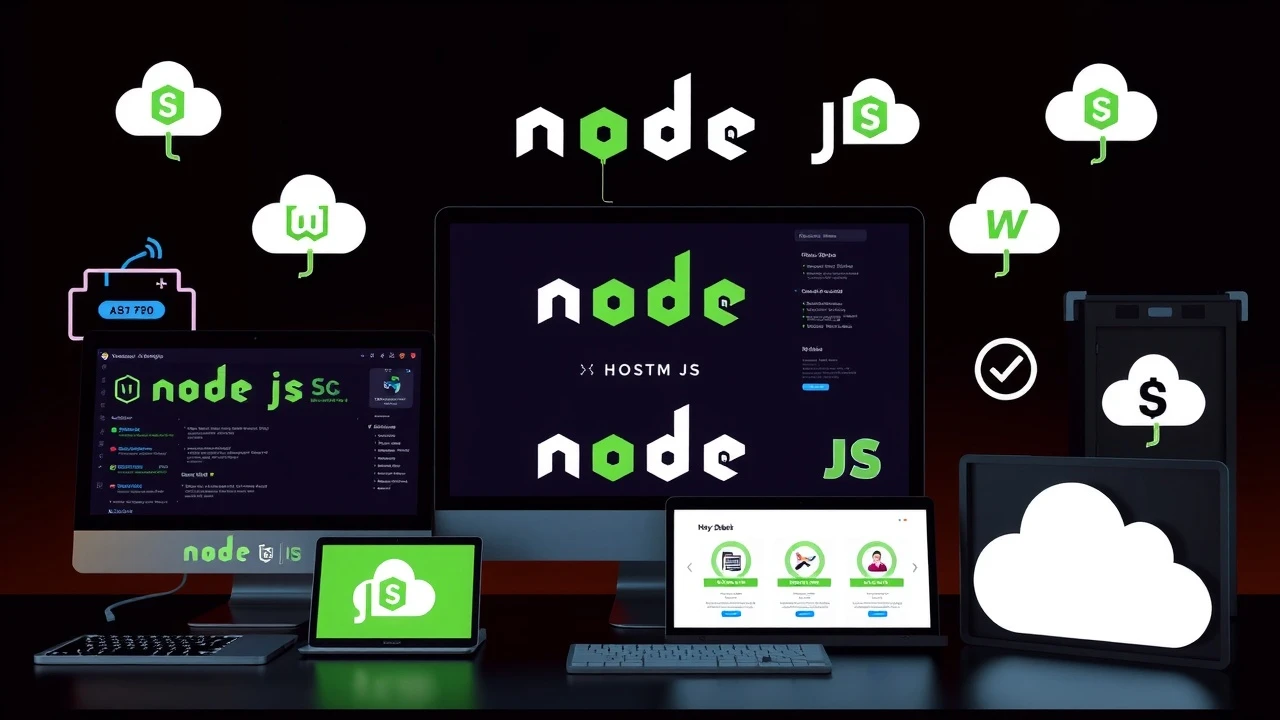 différents types de solutions d'hébergement Node JS
