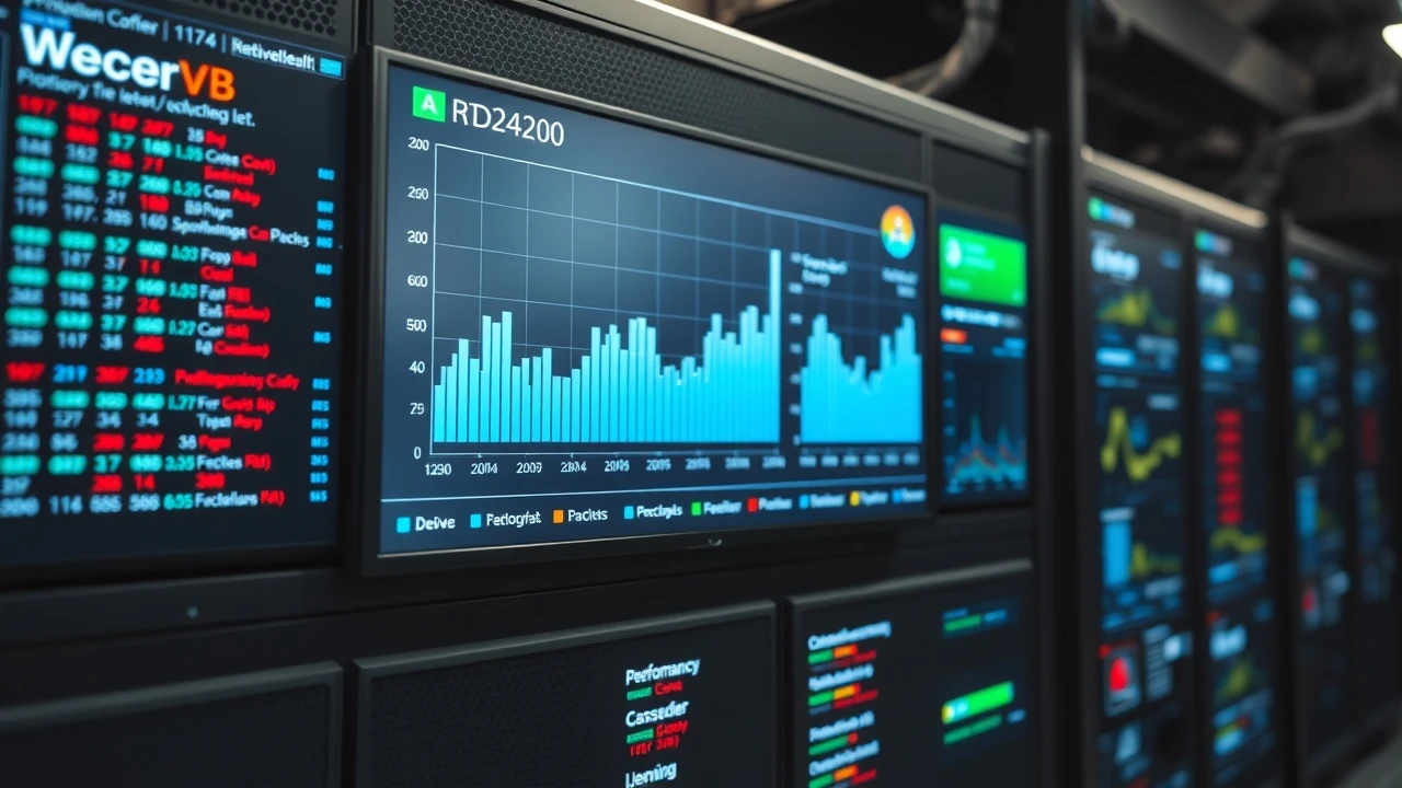 application web réussie avec indicateurs de performance