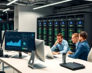 Un bureau moderne montrant des solutions d'hébergement web pour les professionnels.