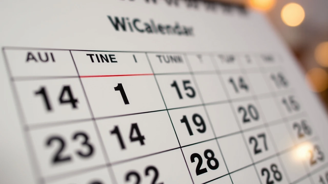 calendrier avec dates importantes mises en avant pour les soldes d'hiver