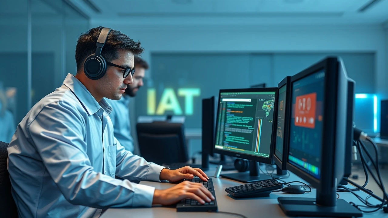 équipe informatique répondant à un incident de sécurité