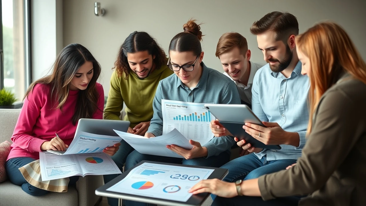 groupe analyzant des plans de tarification dhebergement