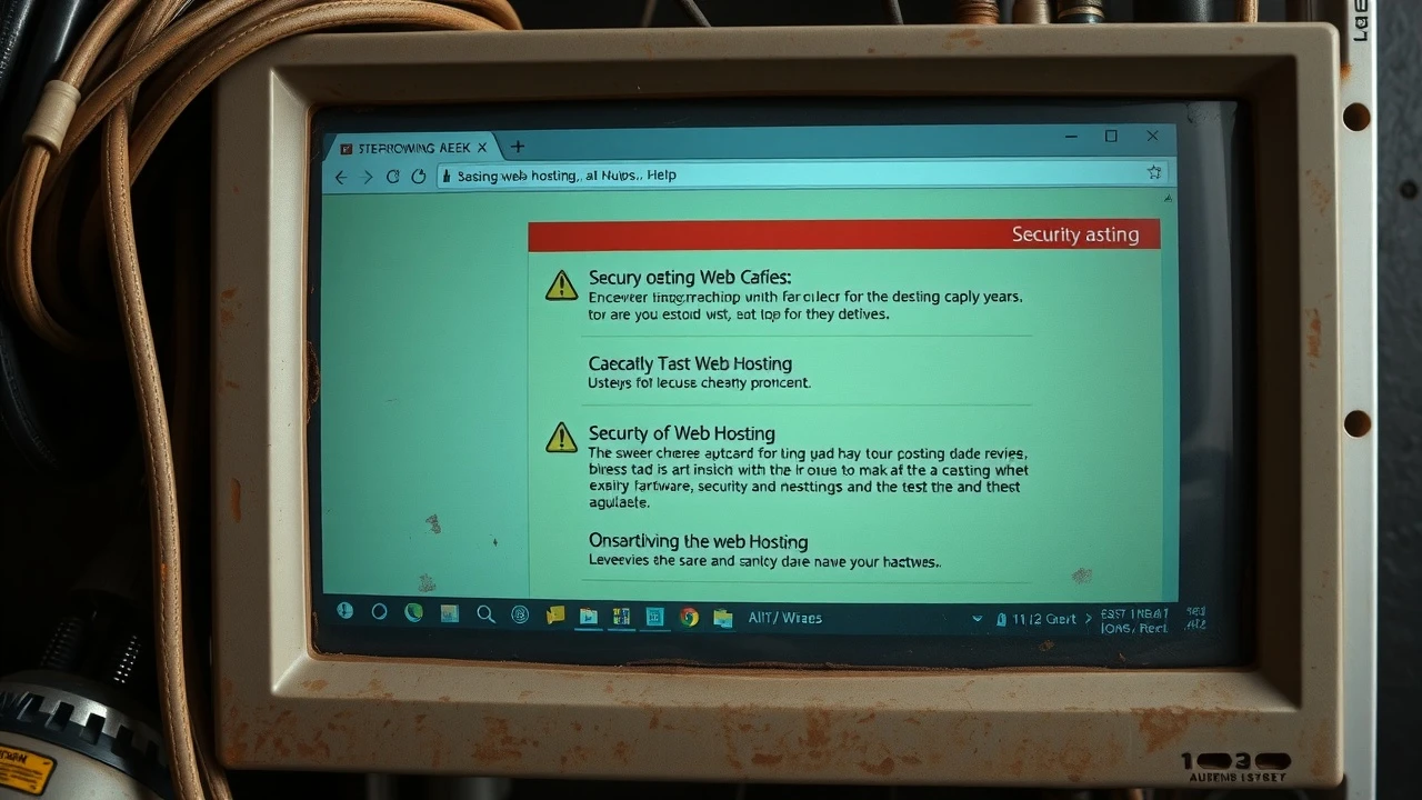ordinateur obsolète avec alertes de sécurité