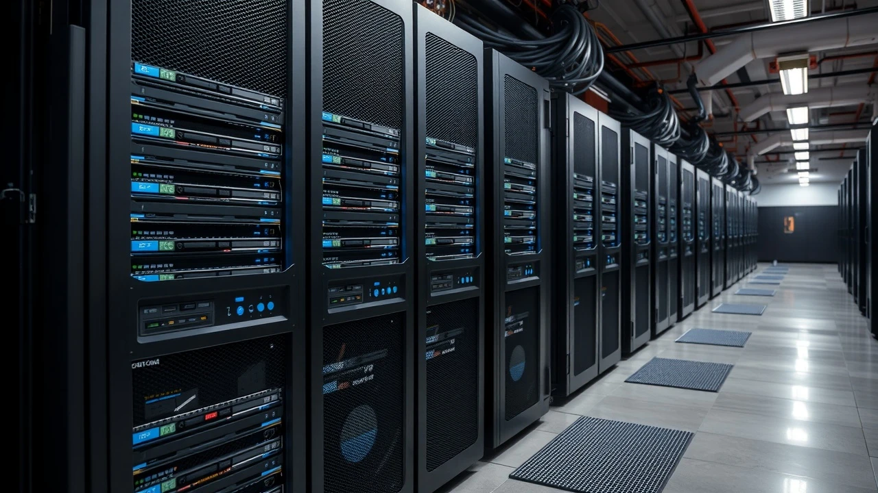 serveur haute performance dans un centre de données